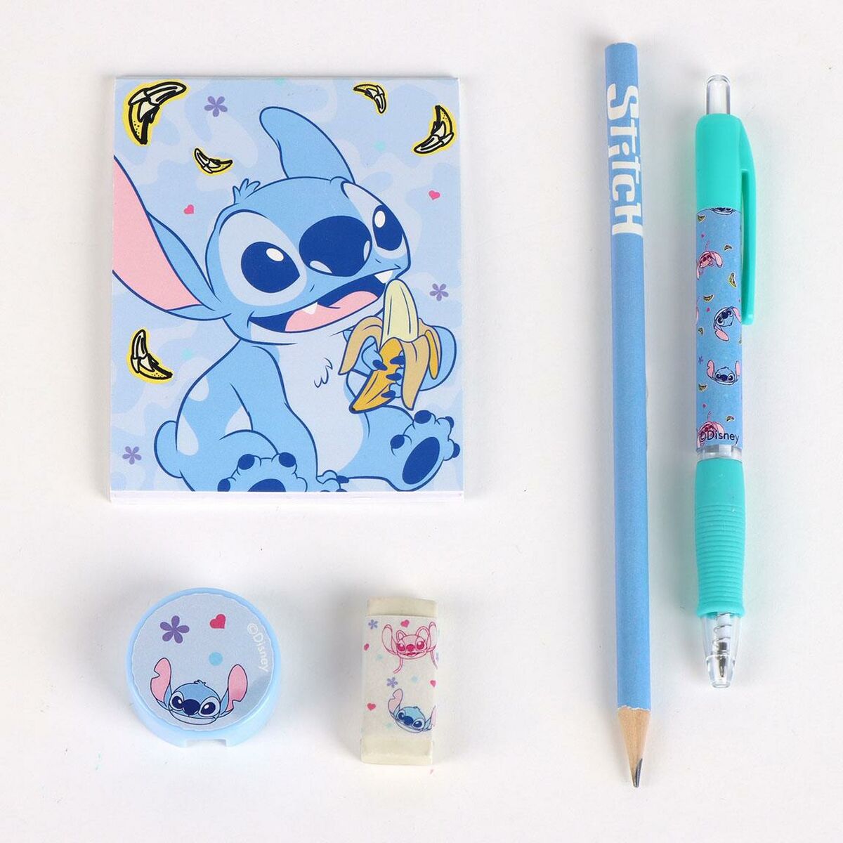Penar cu Accesorii Stitch Albastru - Birou și papetărie, Material școlar și educațional