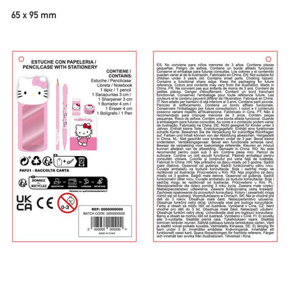 Penar cu Accesorii Hello Kitty Roz deschis - Birou și papetărie, Material școlar și educațional