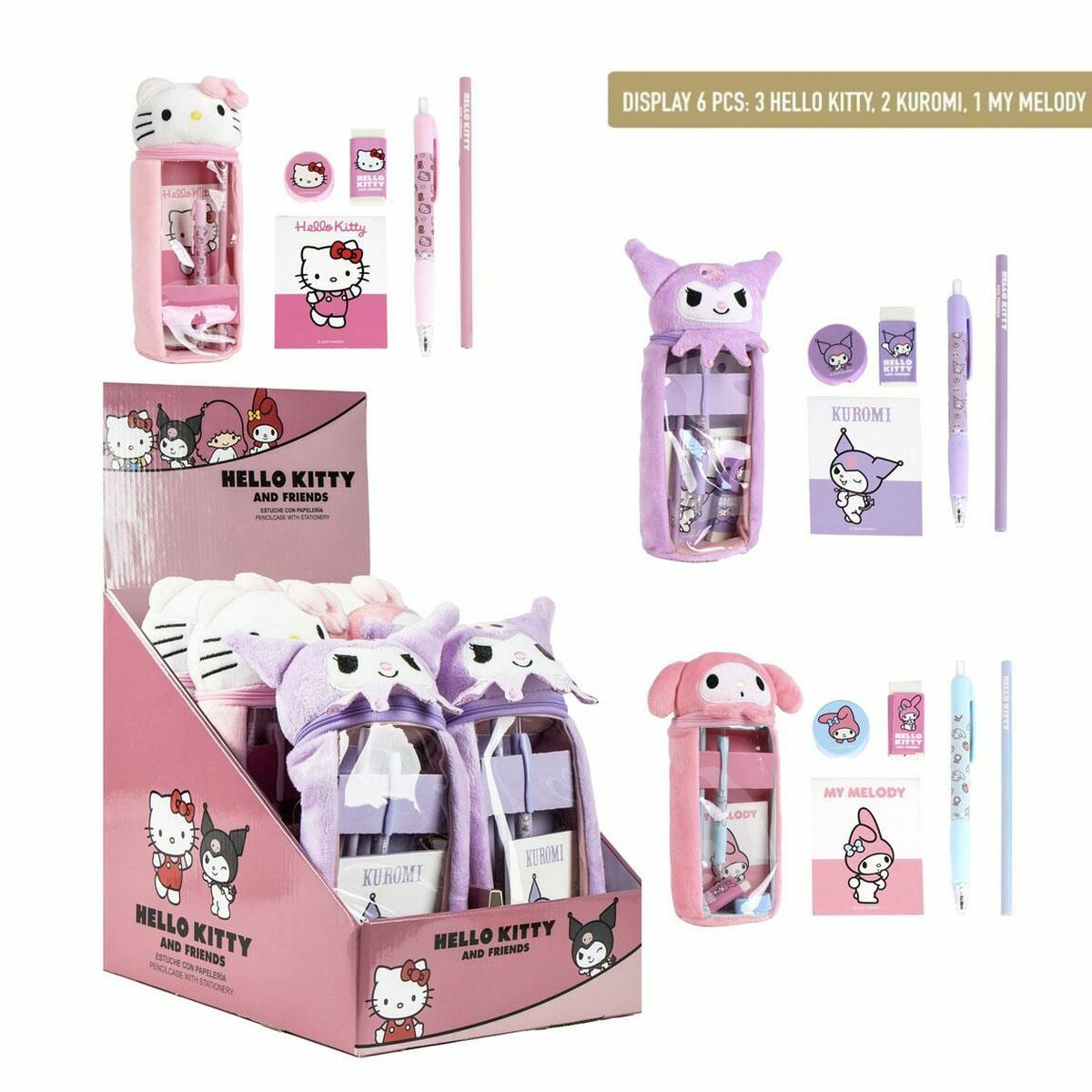 Geantă Universală Hello Kitty Liliachiu - Birou și papetărie, Material școlar și educațional