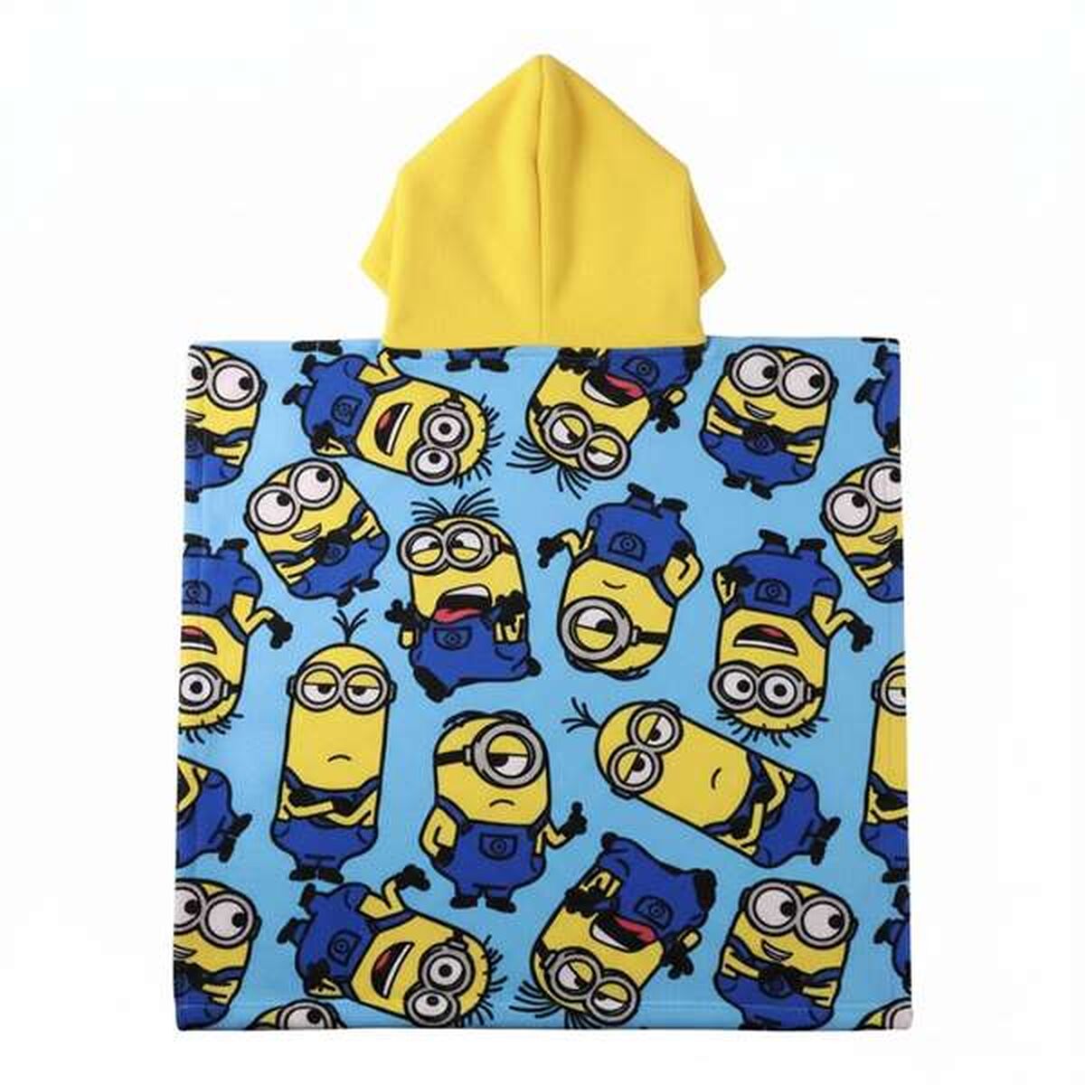 Prosop-Poncho cu Glugă Minions 55 x 77 cm - Acasă și bucătărie, Baie