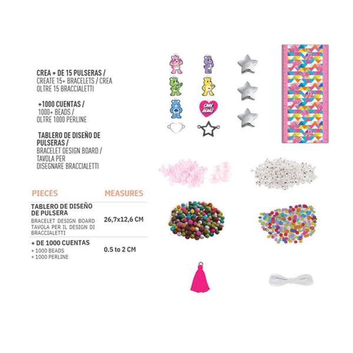 Kit de Creare Brățări Care Bears 13,5 x 35 x 3,1 cm - Jucarii si jocuri, Activități creative