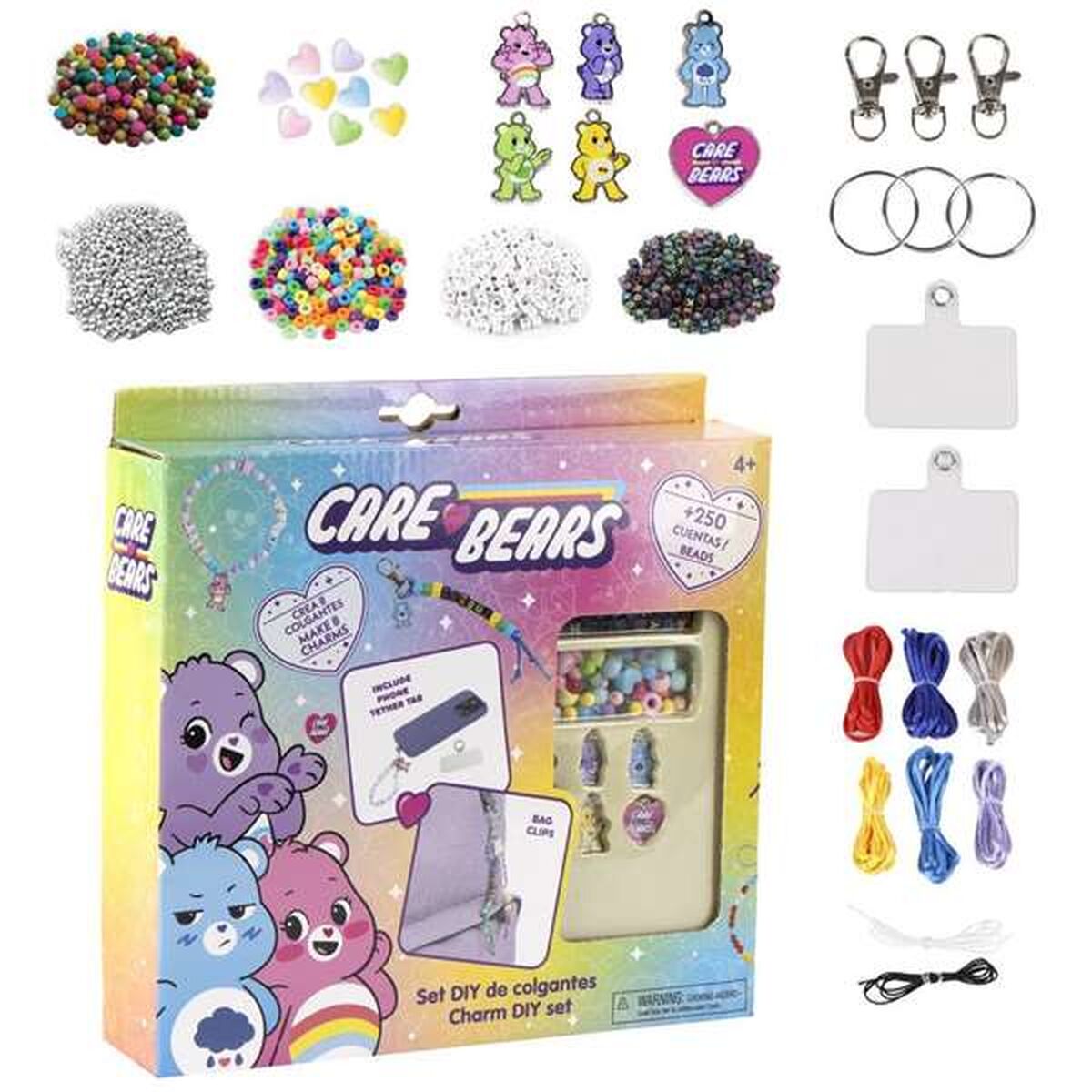 Kit de Creare Brățări Care Bears 25,5 x 25,5 x 5 cm - Jucarii si jocuri, Activități creative