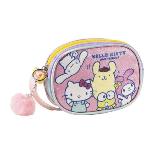 Geantă Bandulieră Hello Kitty Roz 14,5 x 10,5 x 4 cm - Bagaje, Genți de mână