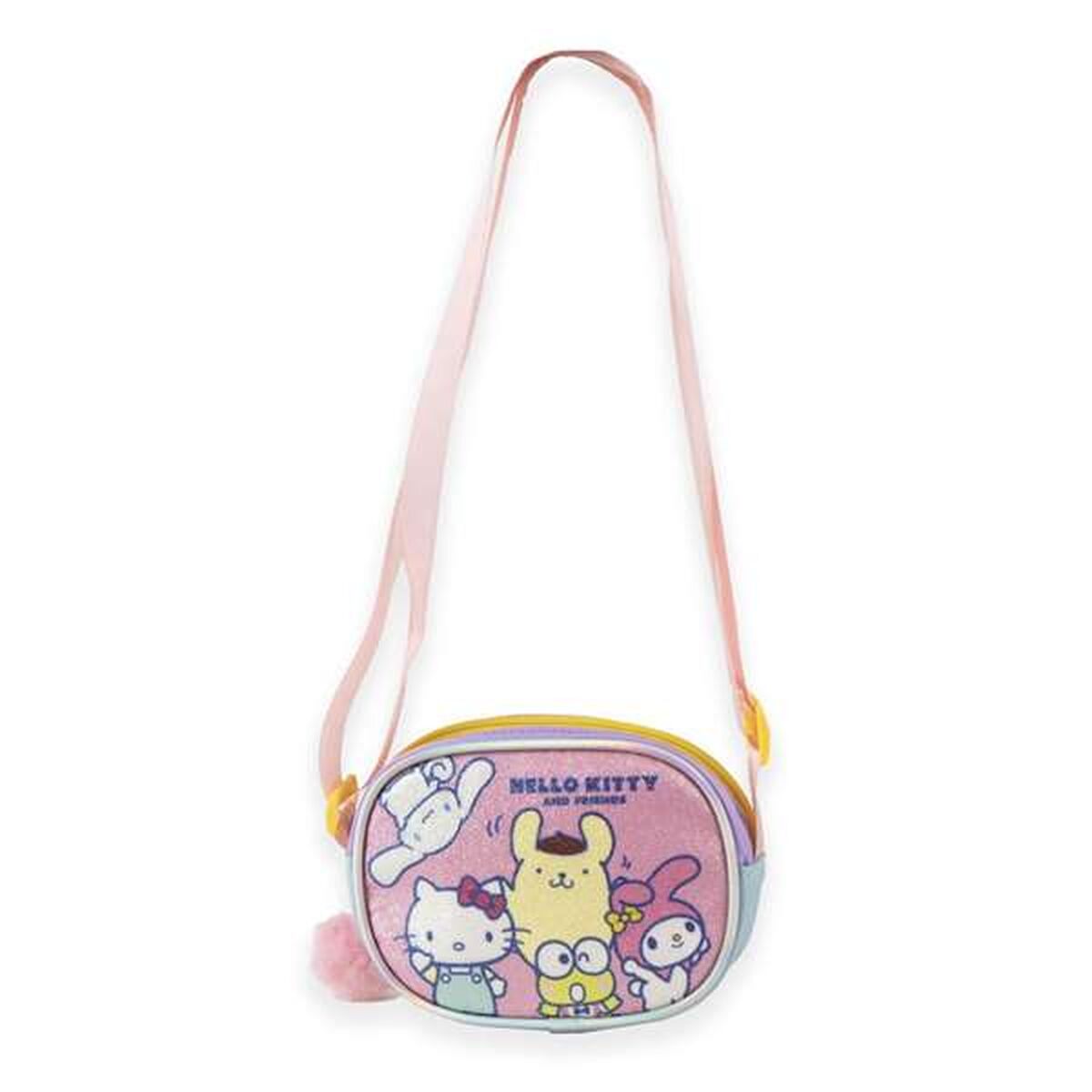 Geantă Bandulieră Hello Kitty Roz 14,5 x 10,5 x 4 cm - Bagaje, Genți de mână