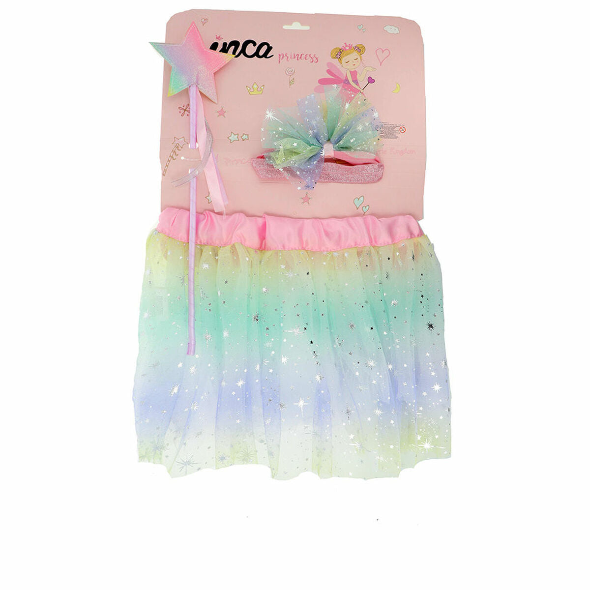 Costum pentru copii Inca Multicolor Zână (3 Piese) - Jucarii si jocuri, Costume și accesorii