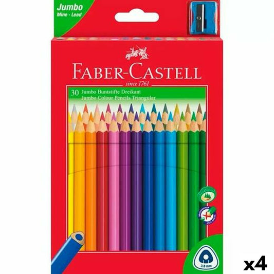 Creioane culori Faber-Castell Multicolor 4 Piese - Birou și papetărie, Arte și Meserii