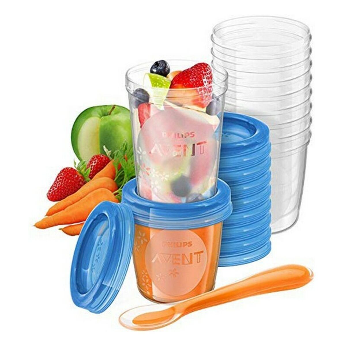 Set de recipiente pentru mâncare de bebe Philips SCF721 / 20 - Bebelus, Alăptarea și hrănirea