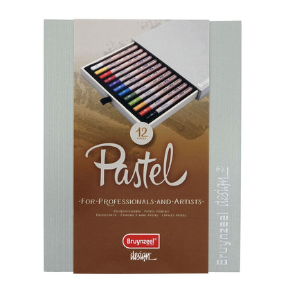 Creion pastel Bruynzeel Design Carcasă 12 Piese Multicolor - Birou și papetărie, Arte și Meserii
