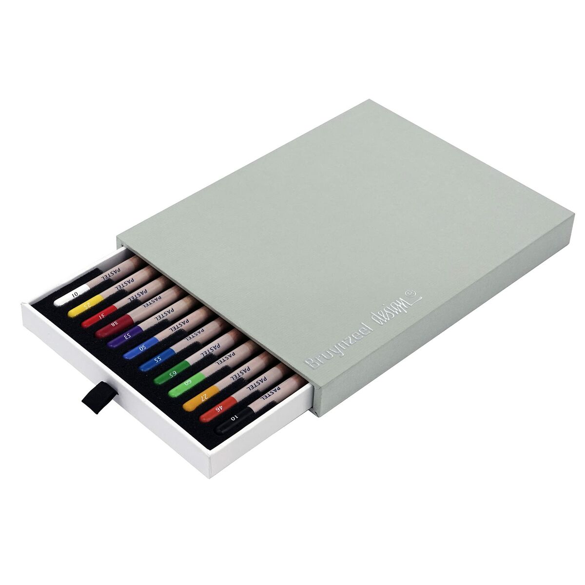 Creion pastel Bruynzeel Design Carcasă 12 Piese Multicolor - Birou și papetărie, Arte și Meserii