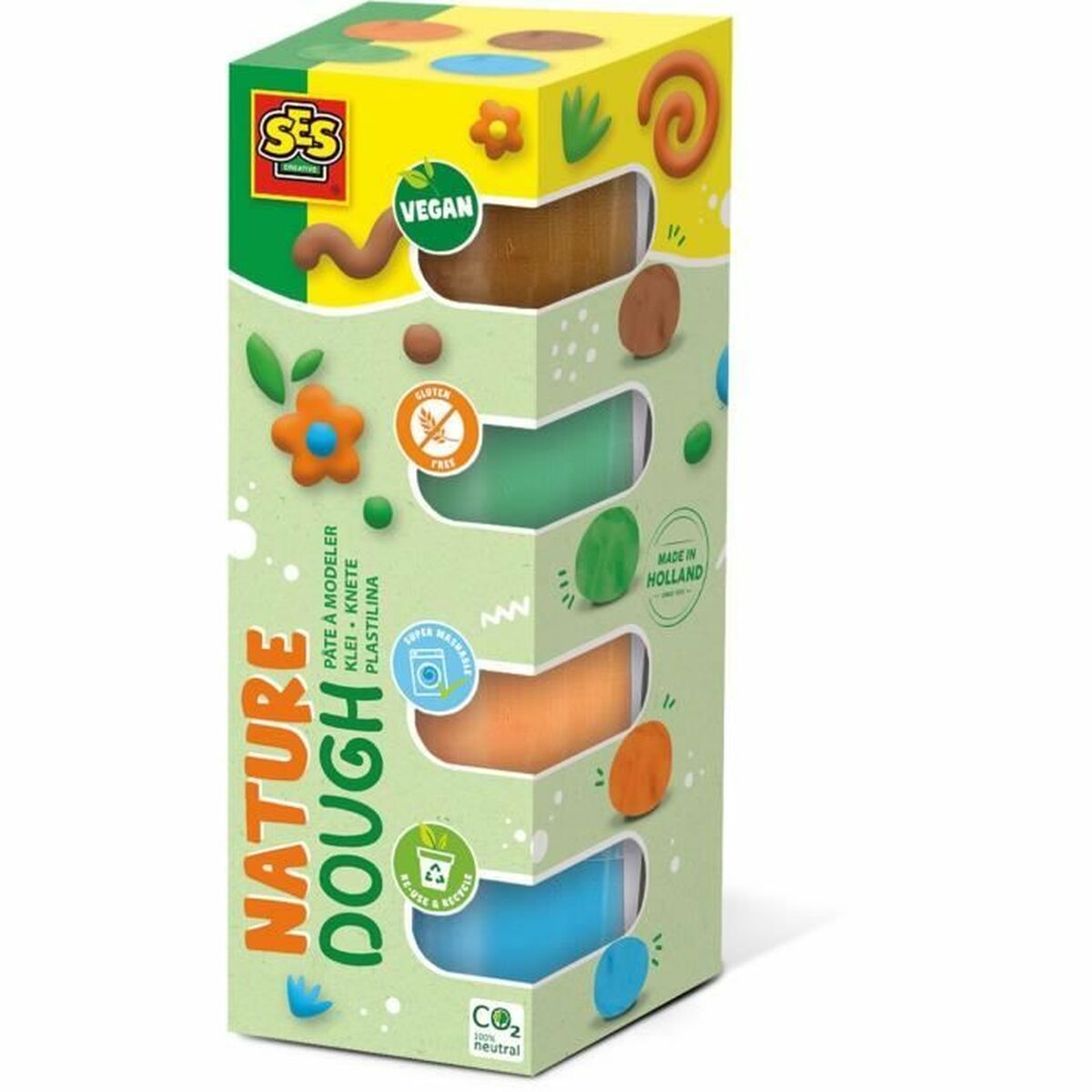 Joc de Plastilină SES Creative Multicolor - Jucarii si jocuri, Activități creative
