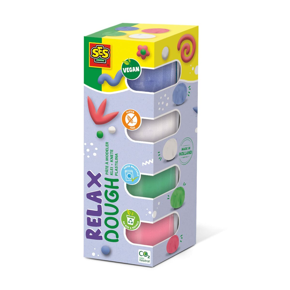 Joc de Plastilină SES Creative Multicolor - Jucarii si jocuri, Activități creative