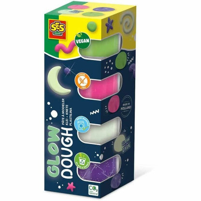 Joc de Plastilină SES Creative (4 Unități) - Jucarii si jocuri, Activități creative