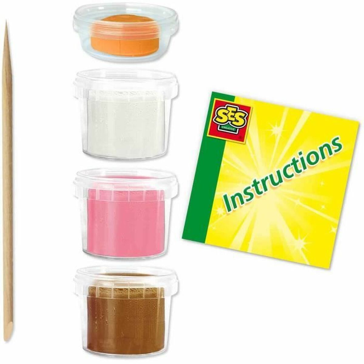 Joc de Plastilină SES Creative (6 Piese) (4 Unități) - Jucarii si jocuri, Activități creative