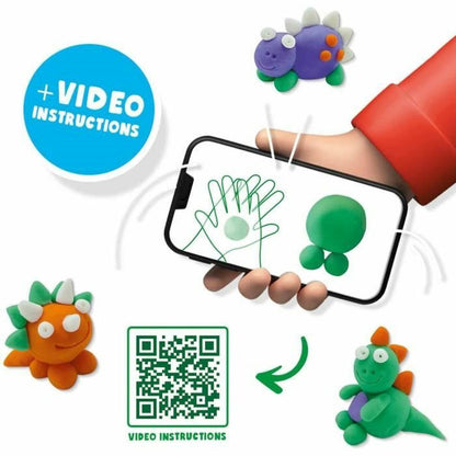 Joc de Plastilină SES Creative (6 Piese) (4 Unități) - Jucarii si jocuri, Activități creative