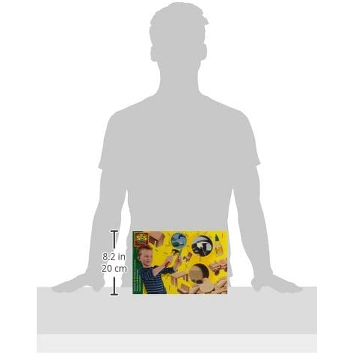 Playset SES Creative Joinery Workshop 57 Piese - Jucarii si jocuri, Păpuși și figurine