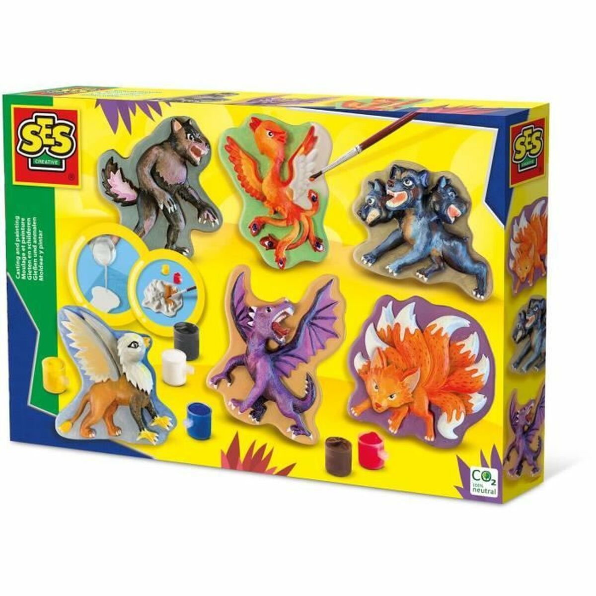 Set pentru desen SES Creative Mythical creatures - Birou și papetărie, Arte și Meserii