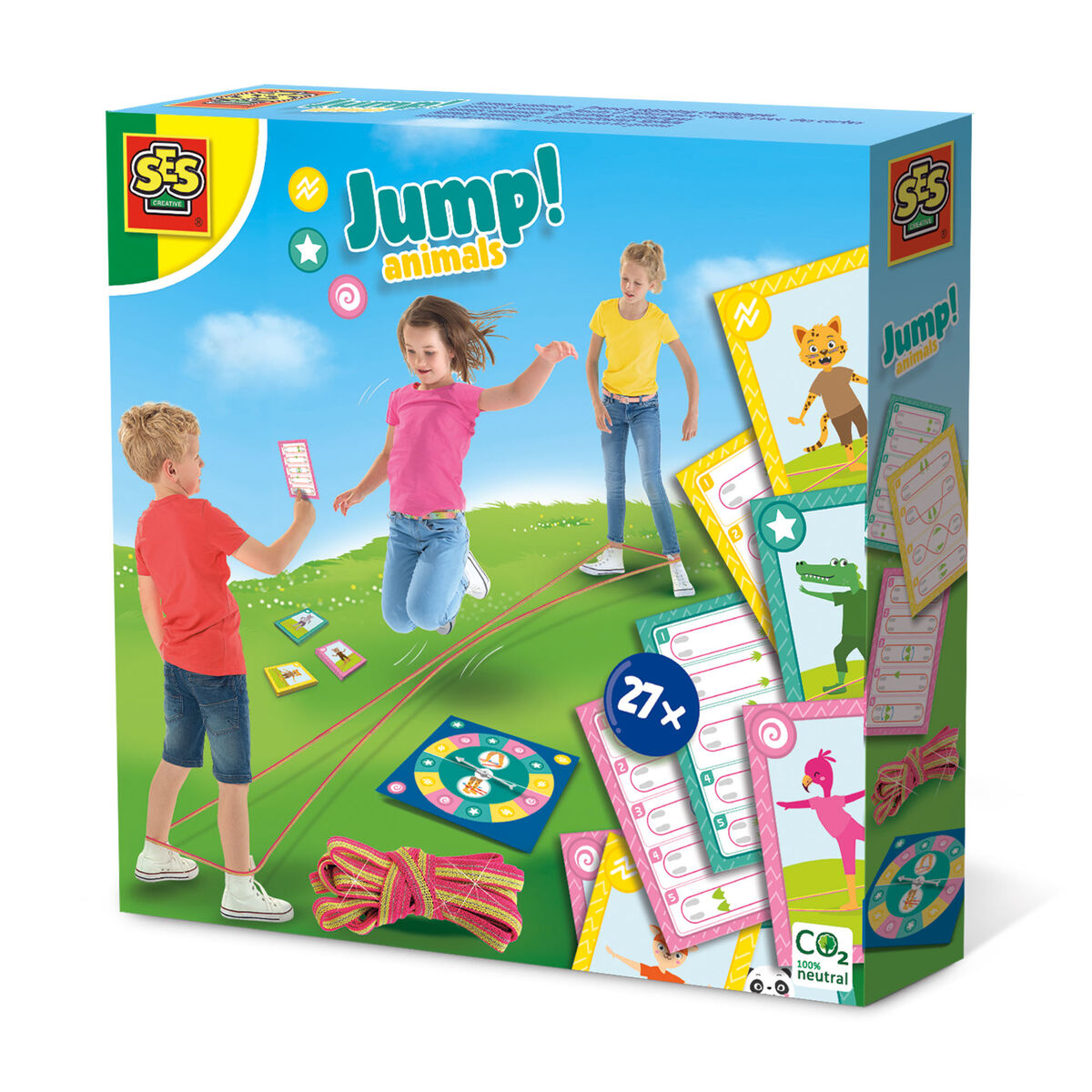 Joc de Îndemânare SES Creative Jump! Animals - Jucarii si jocuri, În aer liber și sport