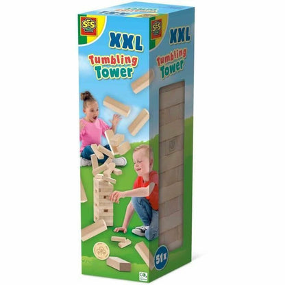 Joc de Îndemânare SES Creative XXL Tumbling Tower - Jucarii si jocuri, În aer liber și sport