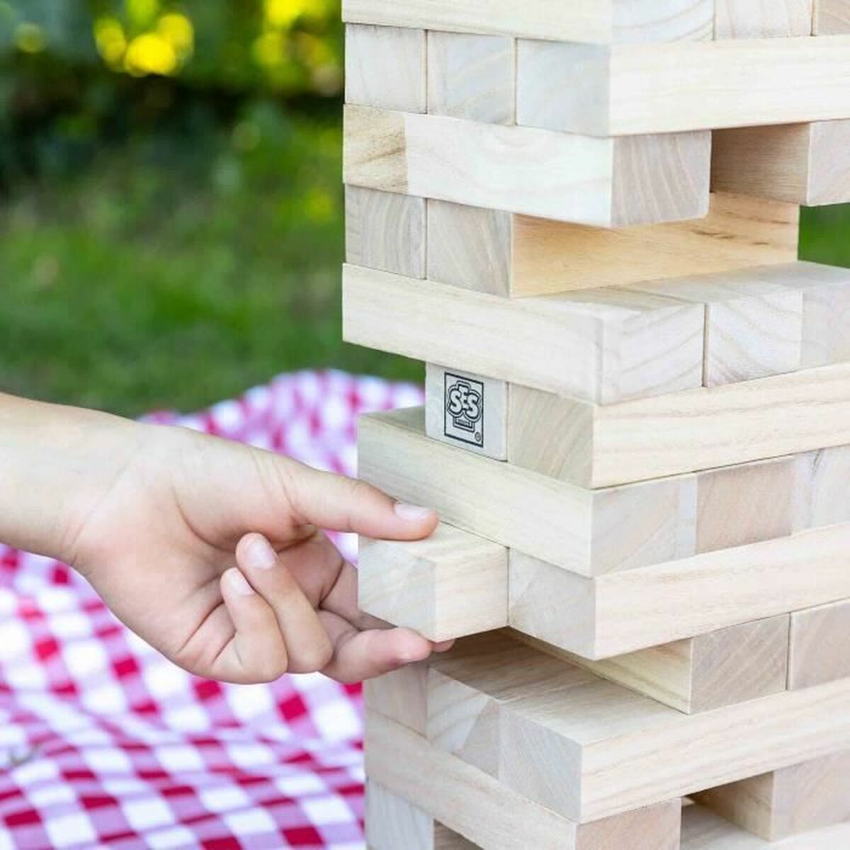 Joc de Îndemânare SES Creative XXL Tumbling Tower - Jucarii si jocuri, În aer liber și sport