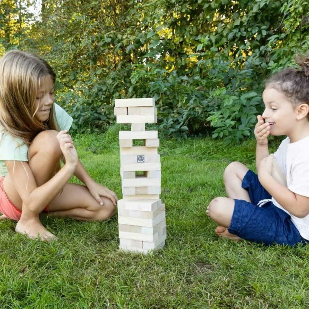 Joc de Îndemânare SES Creative XXL Tumbling Tower - Jucarii si jocuri, În aer liber și sport