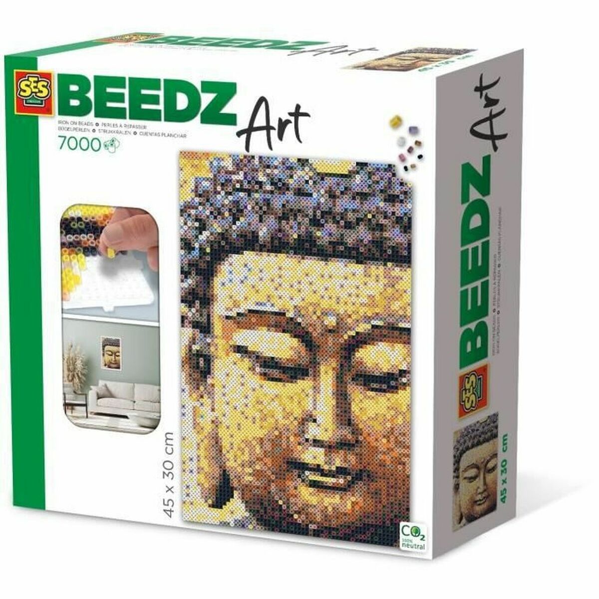 Mozaic SES Creative Beedz Art - Buda 7000 (FR) - Jucarii si jocuri, Activități creative