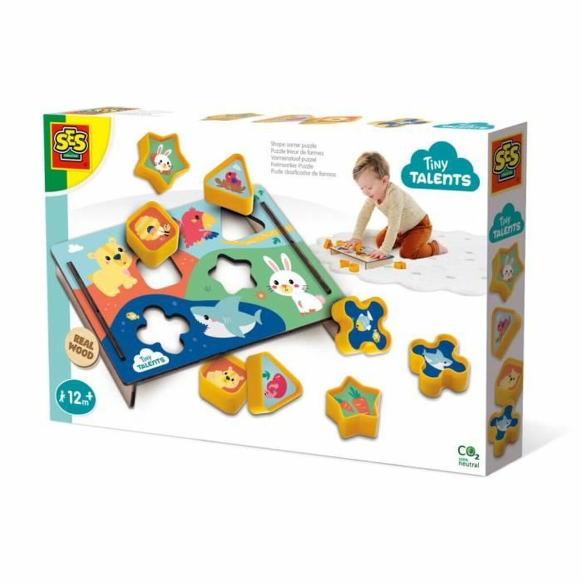 Puzzle SES Creative - Bebelus, Jucăriile copilăriei timpurii