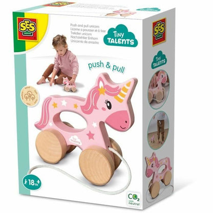 Figura îmbinată SES Creative Unicornio de madera 2 en 1 Unicorn - Jucarii si jocuri, Păpuși și figurine
