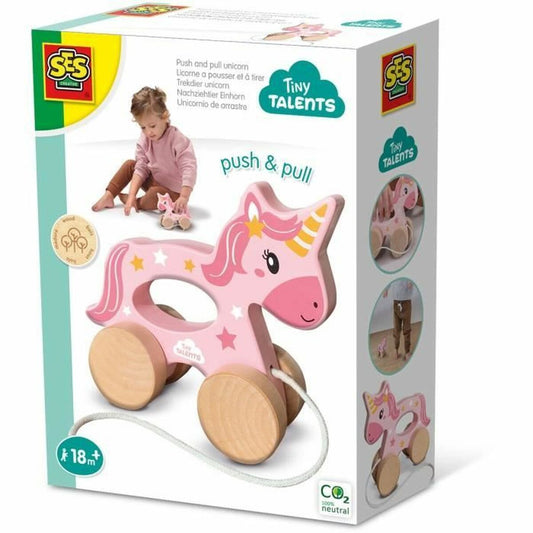 Figura îmbinată SES Creative Unicornio de madera 2 en 1 Unicorn - Jucarii si jocuri, Păpuși și figurine