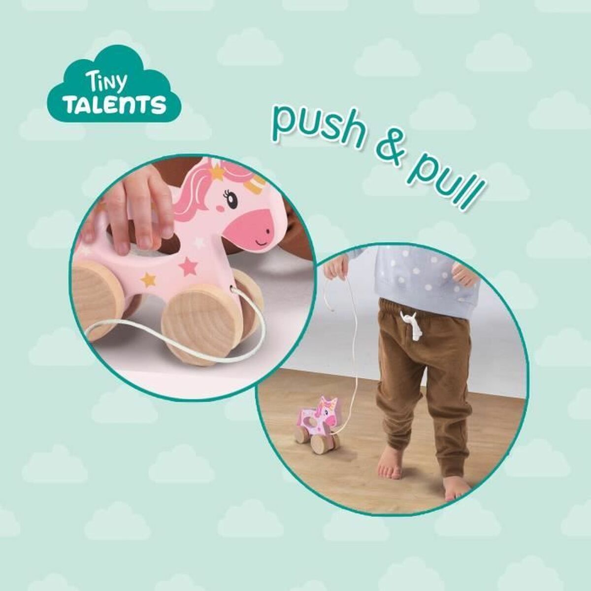 Figura îmbinată SES Creative Unicornio de madera 2 en 1 Unicorn - Jucarii si jocuri, Păpuși și figurine