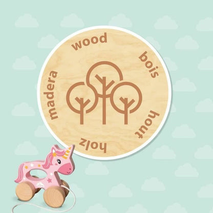 Figura îmbinată SES Creative Unicornio de madera 2 en 1 Unicorn - Jucarii si jocuri, Păpuși și figurine