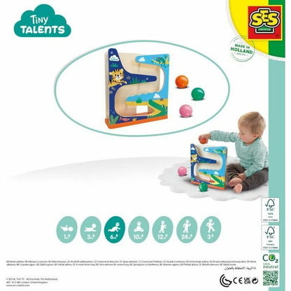 Joc Educativ SES Creative Wooden ball circuit - Jucarii si jocuri, Jocuri și accesorii