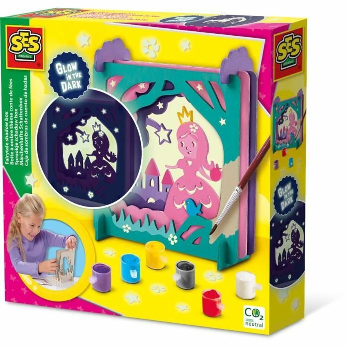 Set pentru desen SES Creative glows in the dark - Birou și papetărie, Arte și Meserii