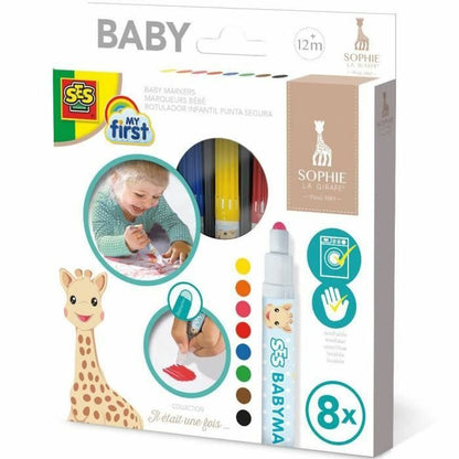 Set de Carioci babies SES Creative SOPHIE LA GIRAFE Multicolor - Jucarii si jocuri, Activități creative