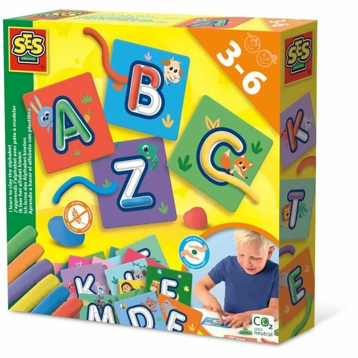 Joc de Plastilină SES Creative Multicolor - Jucarii si jocuri, Activități creative