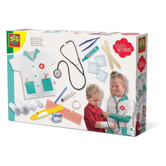 Trusă medicală de jucărie cu accesorii SES Creative Mega Set - Jucarii si jocuri, Imitații de jocuri