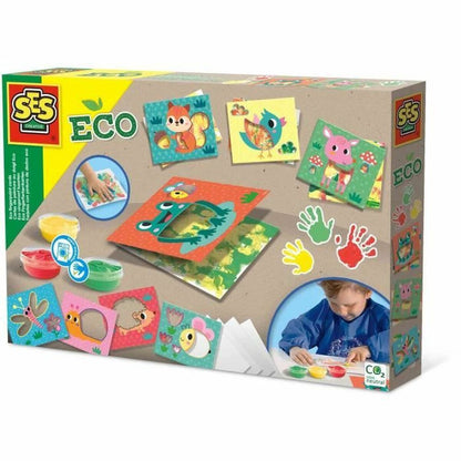 Set pentru desen SES Creative Eco Finger Paint Cards - Birou și papetărie, Arte și Meserii