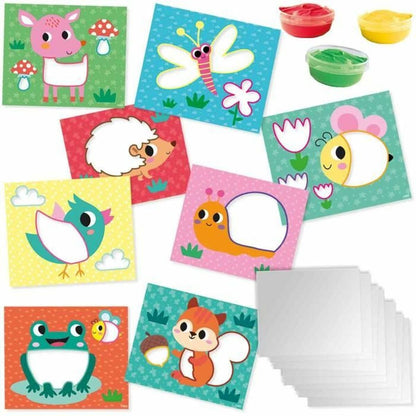 Set pentru desen SES Creative Eco Finger Paint Cards - Birou și papetărie, Arte și Meserii