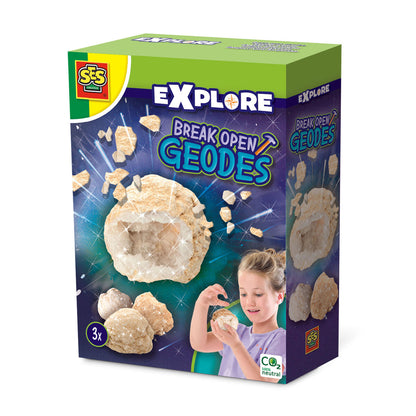Joc de Masă SES Creative Explore Geodes (FR) - Jucarii si jocuri, Jocuri și accesorii