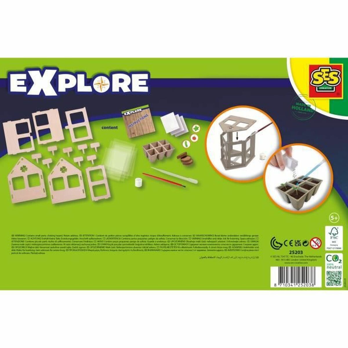 Joc de știință SES Creative Vegetable greenhouse - Jucarii si jocuri, Învățare și educație
