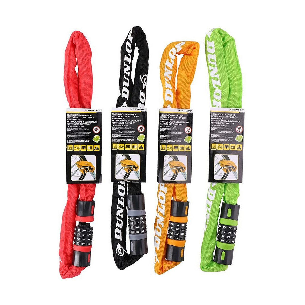 Lacăt cu cifru Dunlop Motocicletă Bicicletă - Sport și în aer liber, Ciclism