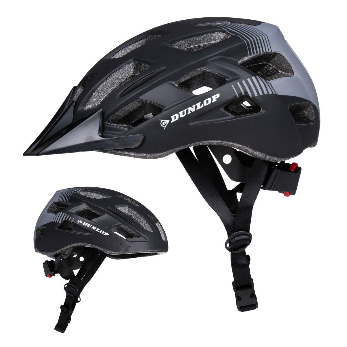 Cască de Ciclism pentru Adulți Dunlop M Negru Lumină LED - Sport și în aer liber, Ciclism