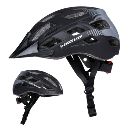 Cască de Ciclism pentru Adulți Dunlop M Negru Lumină LED - Sport și în aer liber, Ciclism