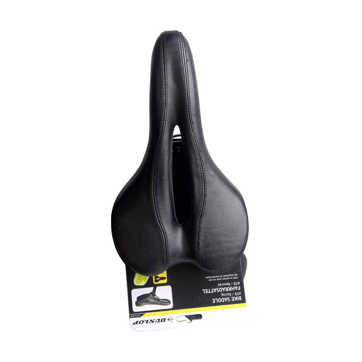 Șa Dunlop Negru Bicicletă - Sport și în aer liber, Ciclism