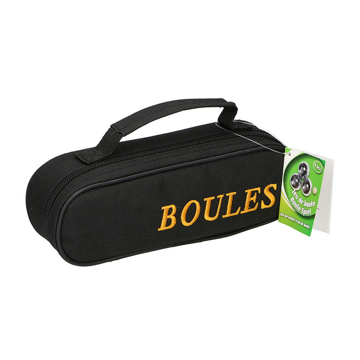 Set cu bile joc Petanque Dimatel Geantă de transport Metal 5 Piese (8 x 23 x 6,5 cm) - Jucarii si jocuri, În aer liber și sport