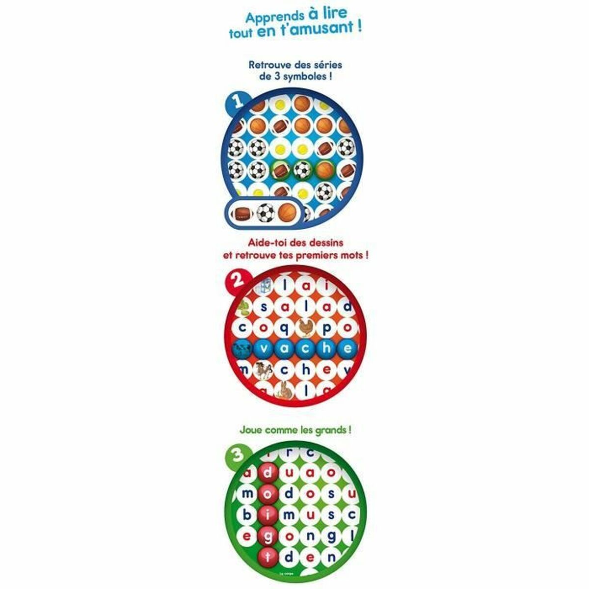 Joc de Masă Goliath Mots Mêlés Junior (FR) Roșu (Franceză) (1 Piese) - Jucarii si jocuri, Jocuri și accesorii