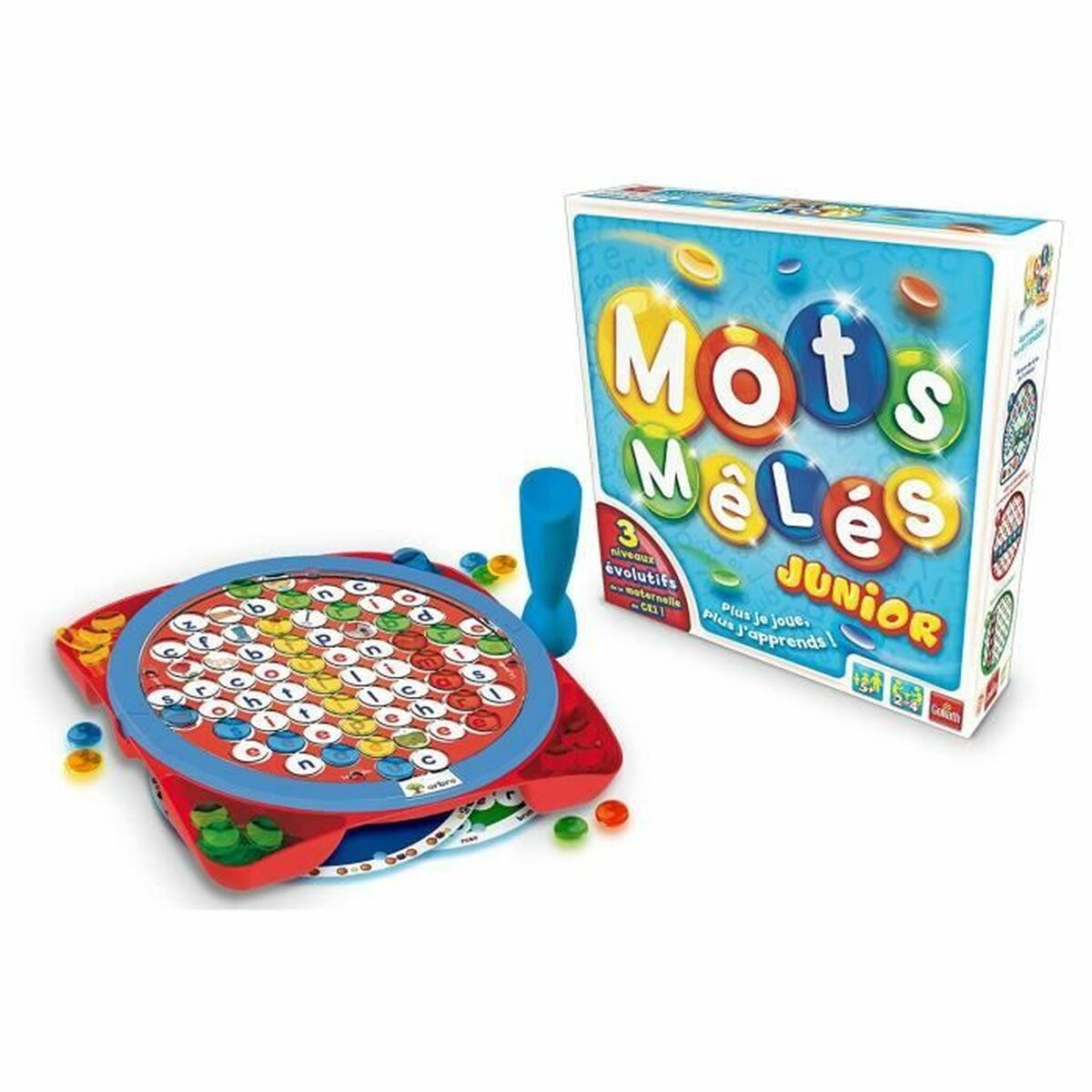 Joc de Masă Goliath Mots Mêlés Junior (FR) Roșu (Franceză) (1 Piese) - Jucarii si jocuri, Jocuri și accesorii