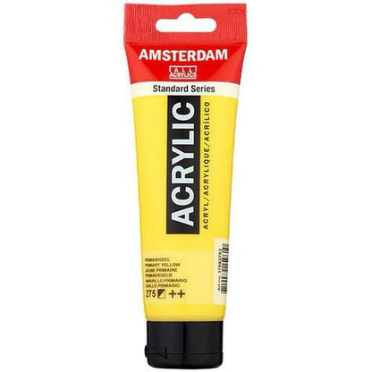 Vopsea acrilică Talens Amsterdam Galben 120 ml (3 Unități) - Birou și papetărie, Arte și Meserii
