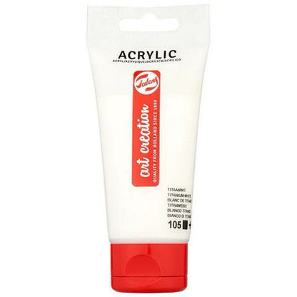 Vopsea acrilică Talens Alb 75 ml (3 Unități) - Birou și papetărie, Arte și Meserii