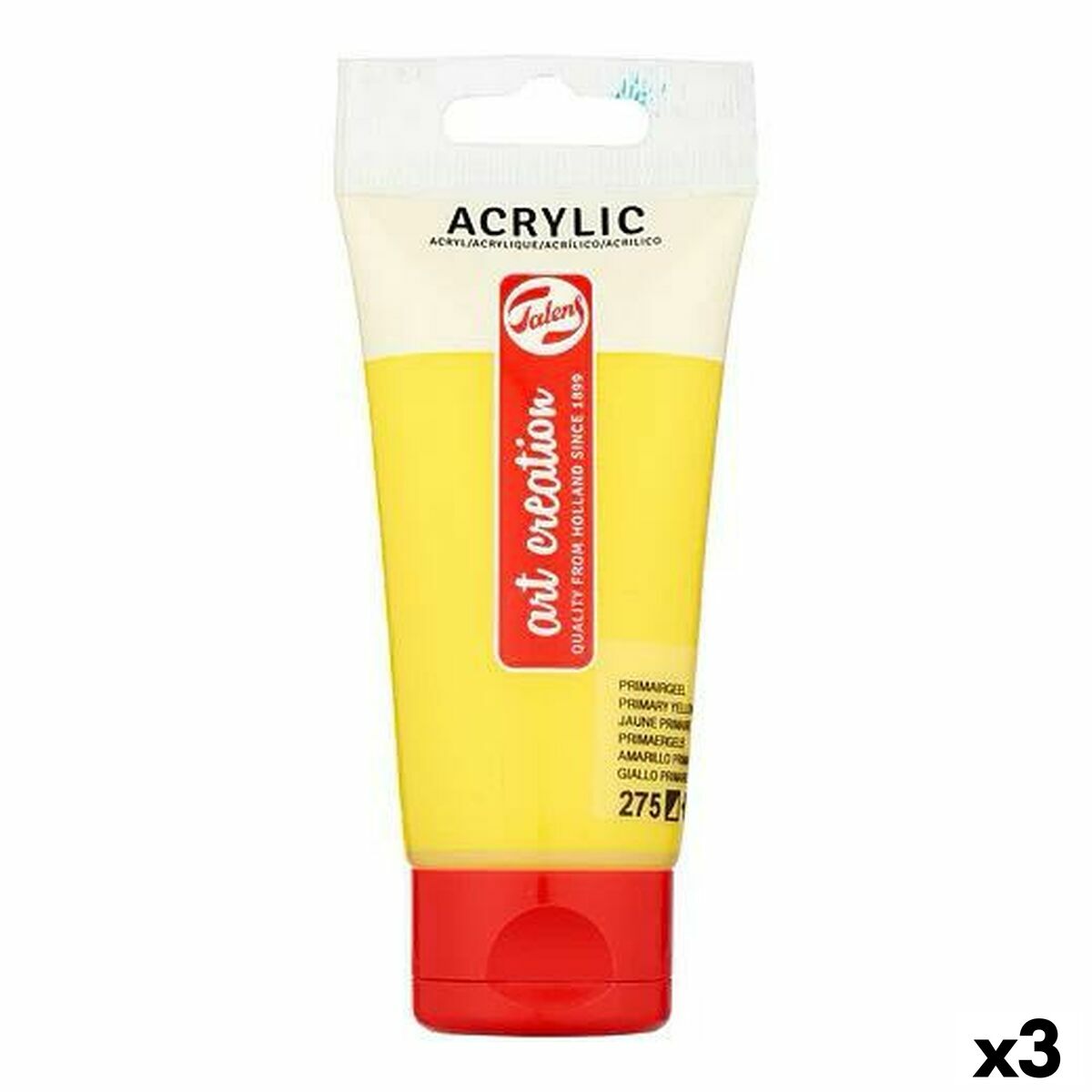 Vopsea acrilică Talens Art Creation Galben 75 ml (3 Unități) - Birou și papetărie, Arte și Meserii