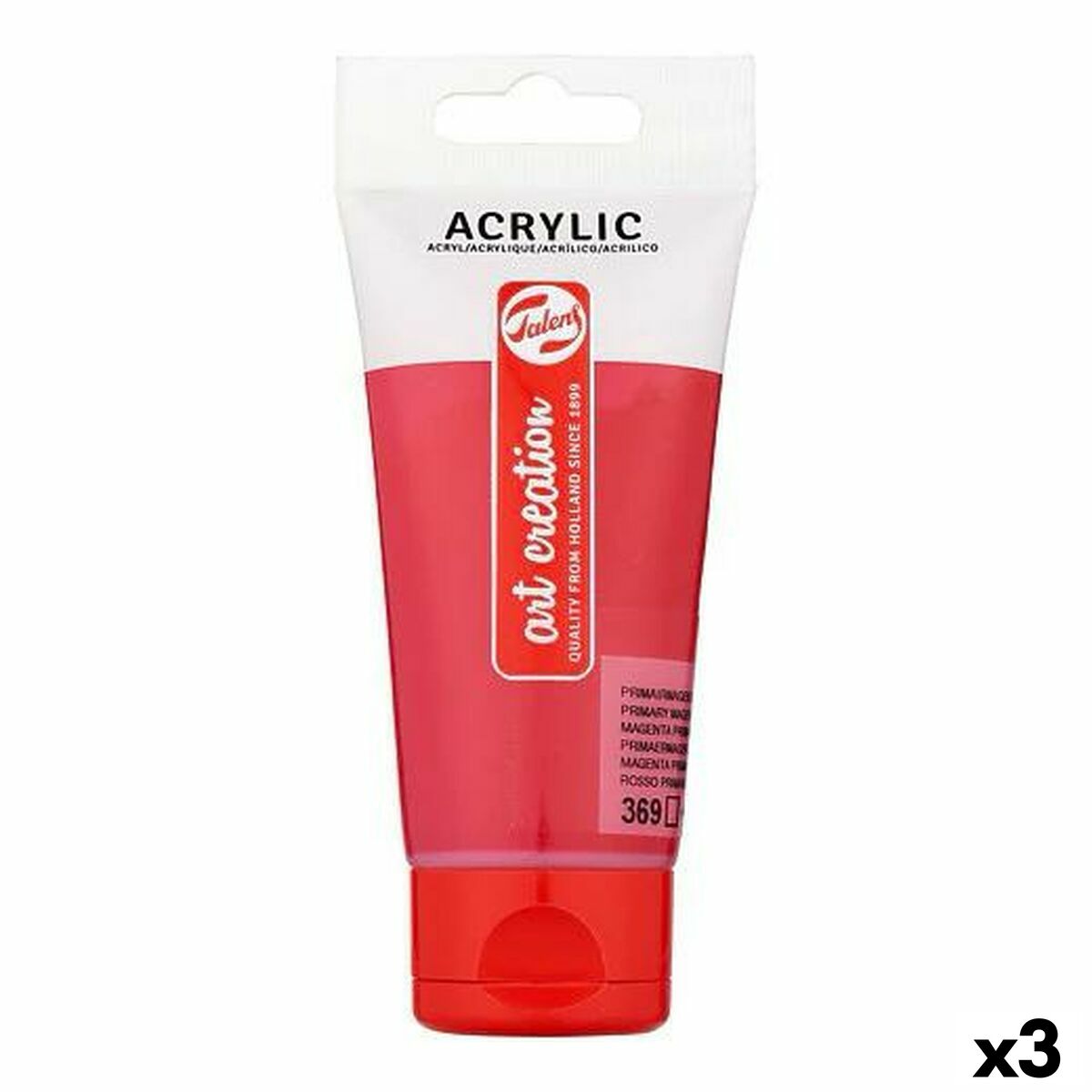 Vopsea acrilică Talens Art Creation Magenta 75 ml (3 Unități) - Birou și papetărie, Arte și Meserii